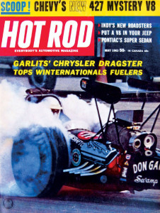 HOT ROD 1963 MAY - SWISS CHEESE, 427 MYSTERY, GARLITS